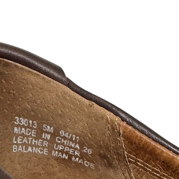 Indigo Retro Vibes Buttery Soft Brown Leather Shootie/Bootie Heels Women's SZ 5 - Picture 10 of 10